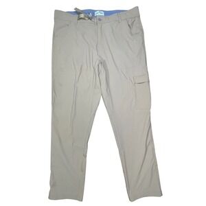 Lake & Trail Khaki Cargo Pants Convertible Snap Off Legs Mens Size 40 Outdoor